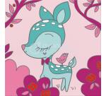 Graffy Paint, Faon, 20x20 cm - Rose