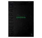 Greenpad-Notizblock, A4+, kariert, schwarz