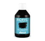 Darwi Flacon de 250 ml de Peinture Acrylique Universelle Nacrée - Noir