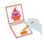 Graffy Pixel, Gourmandises kawaï - Rose