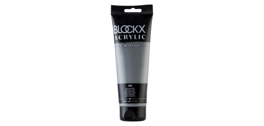 Peinture acrylique fine tube 250ml - Gris neutre