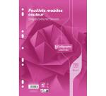Feuillets mobiles sous film 7000 A4 100 pages perforées grands carreaux 80 g