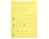 Paquet de 25 chemises 2 rabats SUPER 210 Contact - 24 x 32 cm - Canari