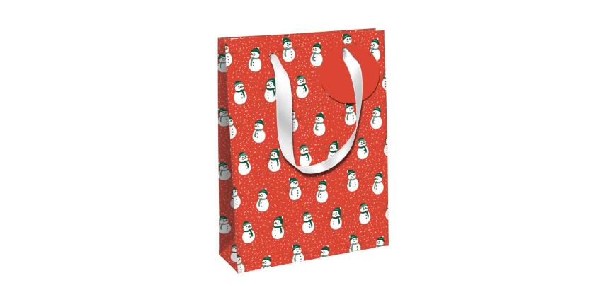 Mon Noël rêvé, sac large 26,5x14x33 cm - Rouge