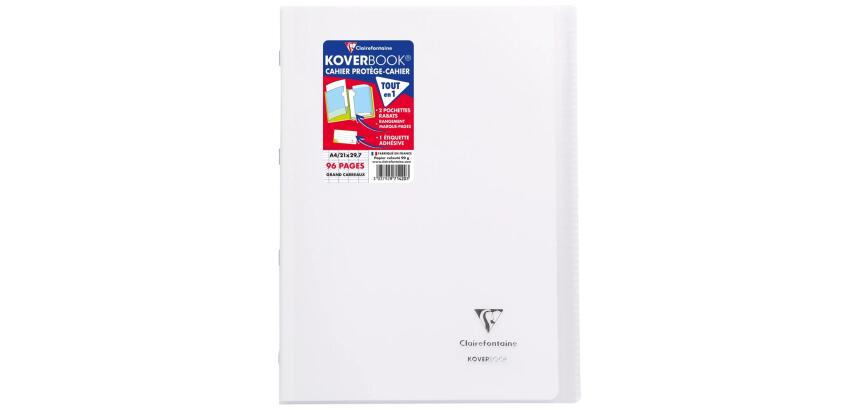 Koverbook Stapled Polypro Notebook Seyes A4