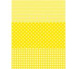 * Pochette 3 Feuilles Identiques Ref 545 - Jaune