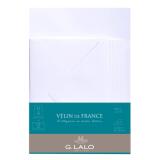Ensemble Vélin de France 10 feuilles A5 et 5 enveloppes C6 - Blanc