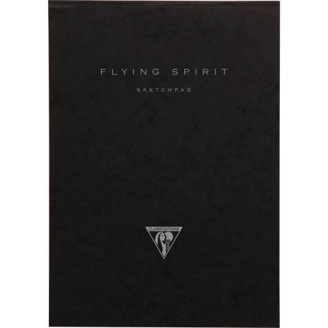 Flying Spirit bloc collé 50F A4 90g - Noir