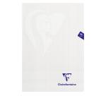 Cahier piqué Mimesys A4 96 pages petits carreaux couverture polypropylène Couleur aléatoire - Assortis