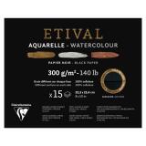 Etival Noir bloc collé 1 côté 15F 20,3x25,4cm 300g double grain