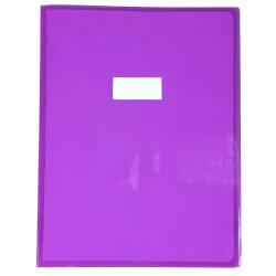 Protège-cahiers cristalux PVC 22/100ème 24x32 cm