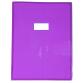 Protège-cahiers cristalux PVC 22/100ème 24x32 cm