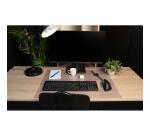 VADE/Almohadilla de escritorio flexible, PVC, 1 superficie lisa + 1 superficie granulada - HOME OFFICE - Incoloro