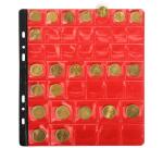 Sachet de 3 recharges numismatiques 43 cases de diamètre 20-25-30mm - 24 ,5x25 cm - Cristal