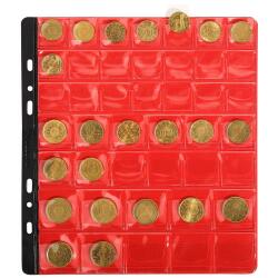 Pk 3 Coin holder Refill sht 43 cases Ast - Crystal