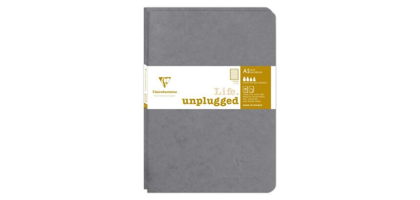 Set de 2 carnets piqués Age Bag A5 96 pages ligné - Gris