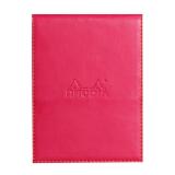 Rhodiarama clipboard with pencil holder + lined pad No. 12 - Raspberry