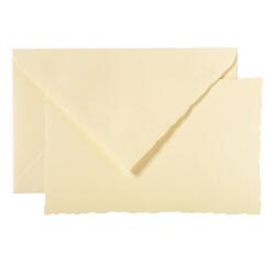 10 ensembles Mode de Paris 97x152mm, Vergé de France, coupe Moyen-Age, 300g