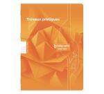 Cahier Travaux Pratiques piqué 7000 A4 64 pages grands carreaux 70 g + uni 90 g - Assortis
