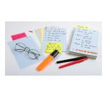 Fiche bristol, 125 x 200 mm, quadrillé, assorti