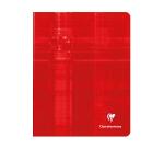 Cahier piqué 16,5x21cm 96 pages petits carreaux + marge - Assortis