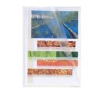 Bolsa de 100 Dossiers con uñero A5 12/100e Polipropileno liso - Cristal