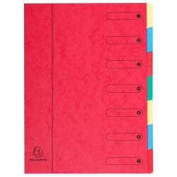 Exacompta Harmonika Multipart File, A4, 7 sections - Red