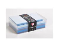 Coffret Pollen de 40 enveloppes 90x40mm + 40 cartes 82x128mm - Assorti de Bleu