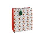 Flocons, sac moyen 21,5x10,2x25,3 cm - Blanc