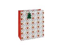 Flocons, sac moyen 21,5x10,2x25,3 cm - Blanc