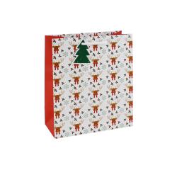 Flocons, sac moyen 21,5x10,2x25,3 cm - Blanc