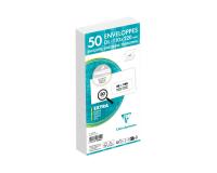 Paquet de 50 Enveloppes Blanches DL-110x220mm - Auto-Adhésives - 80g/m2 - Fenêtre Papier Cristal de 45x100 (position 20/20) - Blanc