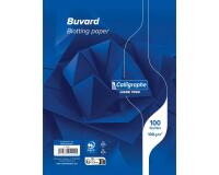 Buvard 7000 16x21 cm 100 feuilles uni 100 g teinte blanche