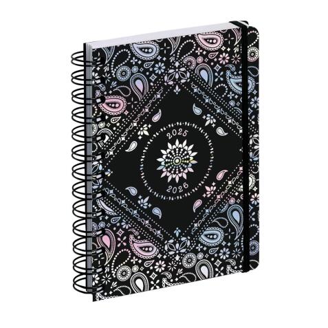 Agenda Forum Shiny 12 x 17 cm Journalier Août 2025 à Juillet 2026 - Visuels assortis