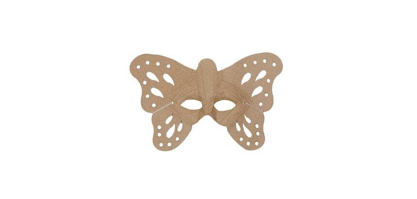 Masque papillon 8x23,5x19,5cm - Kraft