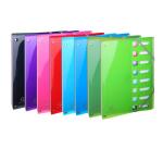 Trieur extensible en polypropylène 8 compartiments IDERAMA PP - A4 - Couleurs assorties
