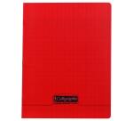 Cahier piqué 8000 POLYPRO 17x22 cm 96 pages grands carreaux 90 g - Assortis