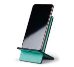 Rhodiarama support pour téléphone mobile simili cuir italien 13x8x8,5 cm - Eau