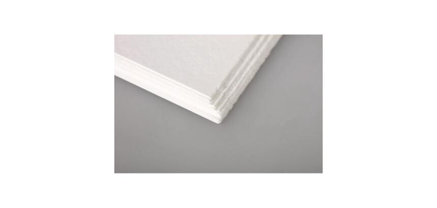 Fontaine paquet bords frangés 10F 56x76cm 300g grain demi-satiné