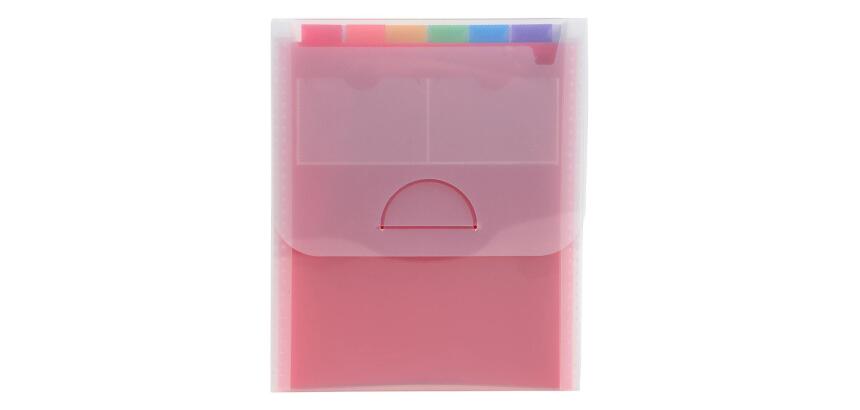 Trieur valisette vertical 6 compartiments Crystal - A4 - Cristal