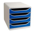 Módulo individual BIG-BOX para documentos A4 + con 4 cajones, ultra-rígido y con stop de seguridad y con stop de seguridad - OFFICE