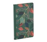 Gaïa bleu, Carnet cousu fil 9x14cm, 96 pages, ligné, ass.