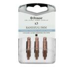 BOITE 3 PLUMES BANDZUG POUR GAUCHERS
