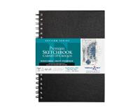 Epsilon Series carnet spiralé 50F 17,8x25,4cm 150g - Blanc