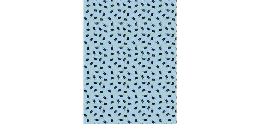 823 - Pochette 20 feuilles Décopatch Texture - Bleu
