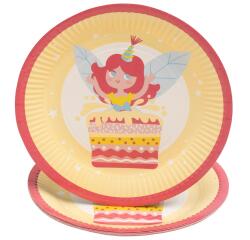 Platos de cartón sin plástico - Ø 23 cm - Festivo
