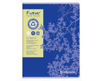 Cahier piqué FOREVER 24x32 cm 96 pages grands carreaux 70 g - Assortis