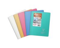 Carnet reliure intégrale enveloppante Koverbook Silver A5 160 pages ligné couverture polypropylène opaque - Assortis