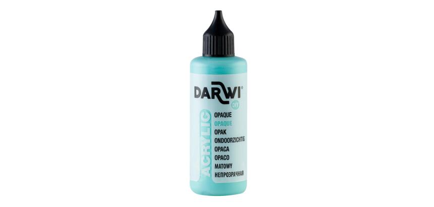 Darwi Flacon de 80 ml de Peinture Acrylique Universelle Opaque - Vert menthe