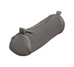 Trousse en cuir Age Bag petite ronde 18,5xØ4 cm - Gris